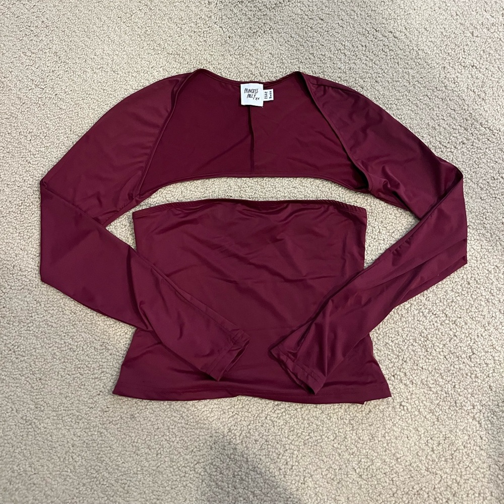 PRINCESS POLLY bolero and tube top set